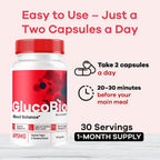 LIVORKA GlucoBio Capsules - Official Gluco Bio Support Pills