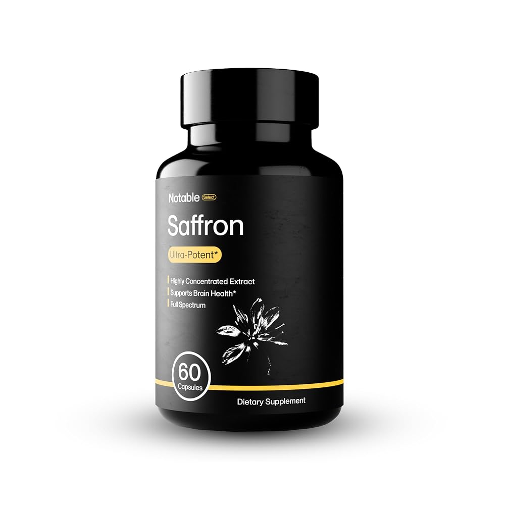 Notable Ultra-Potent Saffron Extract Capsules 30mg - 60 Capsules