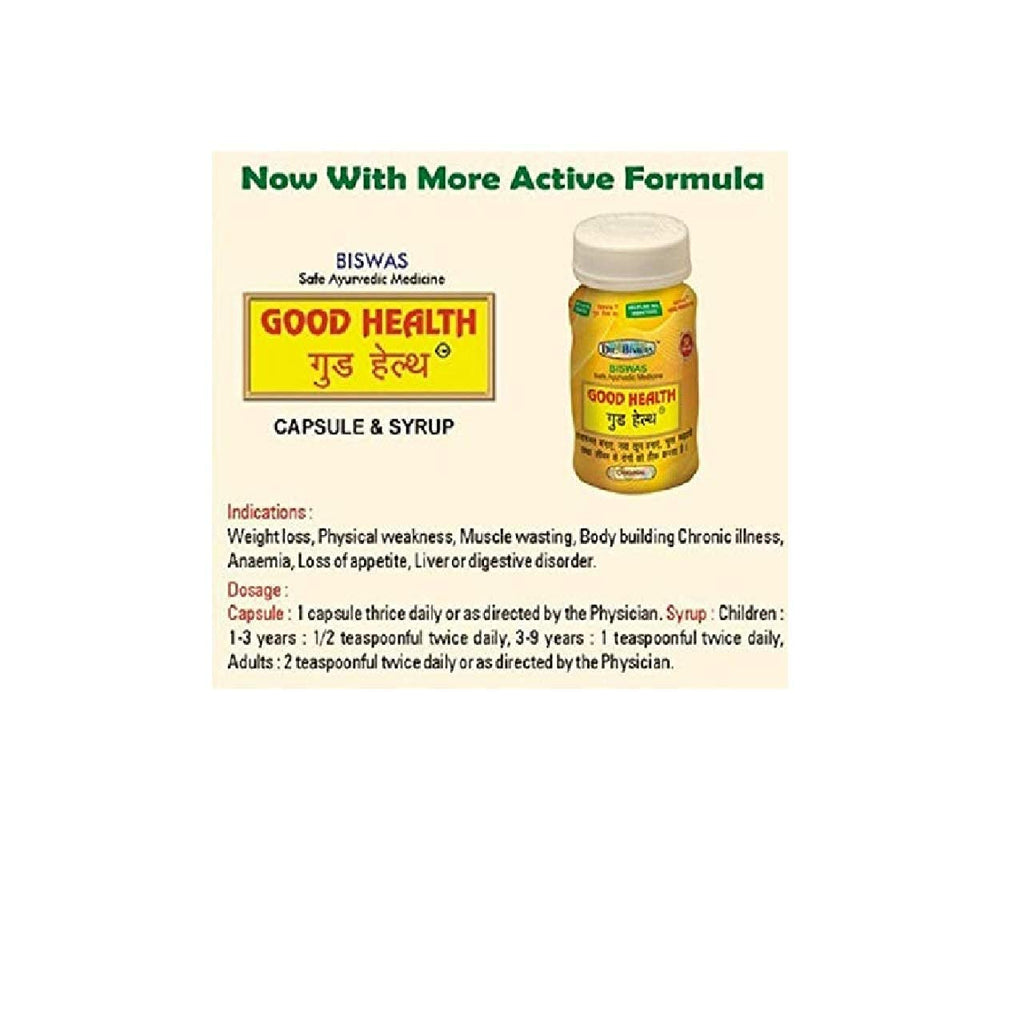 DR.BISWAS Dr. Biswas Good Health Capsule - 50 Vegetarian Capsules - image 4