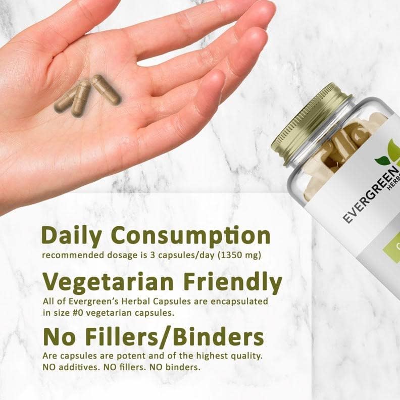 Evergreen Herbs Cocolmeca Capsules 450 mg - 90 Capsules - image 4