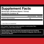ATHLEAN-X X-CREATINE Pure Micronized Creatine Monohydrate Powder