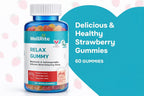 Wellrite Relax Gummy Vitamins with Ashwagandha & Melatonin - 60 Gummies - image 4
