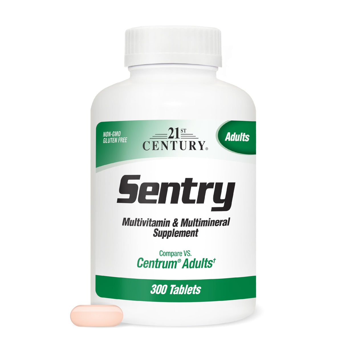 21st Century Sentry Multivitamin with Lycopene & Lutein - 300 Tablets