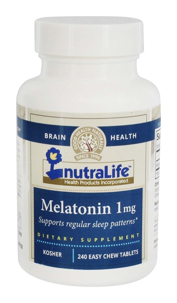 NutraLife Melatonin 1 mg Sleep Support - 240 Tablets