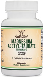 Double Wood Supplements Magnesium Taurate Supplement for Cardiovascular Health
