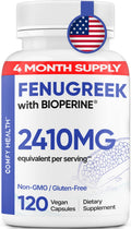 COMFY HEALTH Fenugreek Capsules 2410mg - 120 Capsules