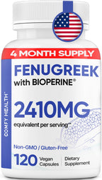 COMFY HEALTH Fenugreek Capsules 2410mg - 120 Capsules
