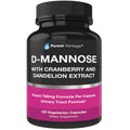 Purest Vantage D-Mannose 600mg with Cranberry - 120 Capsules