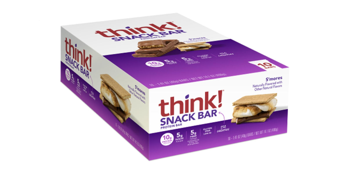 thinkThin think! think! Protein Bars with Chicory Root for Fiber