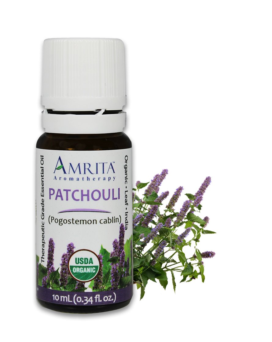 AMRITA Aromatherapy Organic Patchouli Essential Oil - 10 mL