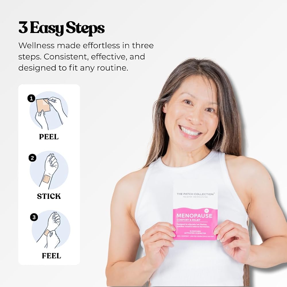 The Patch Collection Menopause Symptoms Relief Support Patches - 15 Pack - image 7
