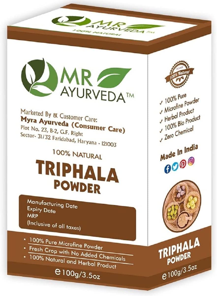 Metrol MR Ayurveda Triphala Powder for Hair - 100 Grams - image 4