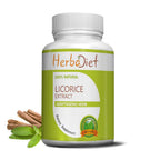 Herbadiet Licorice Root Extract Powder Capsules - 60 Capsules