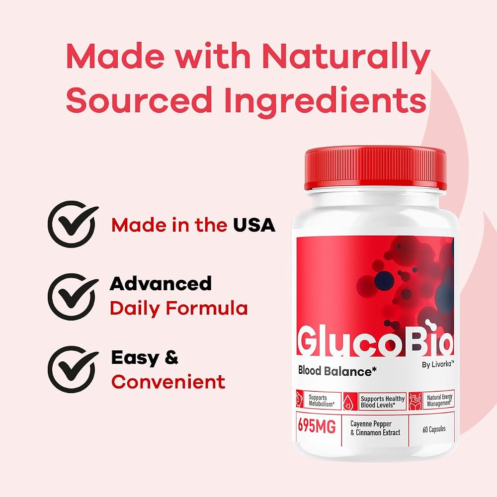 LIVORKA GlucoBio Capsules - Official Gluco Bio Support Pills