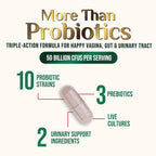 Nature's Nutrition Vaginal Probiotics for Women - 50 Billion CFU per