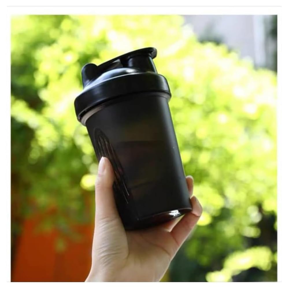 CHNLML Protein Shaker Bottle 400ML/16Oz w. Shaker Ball for Protein