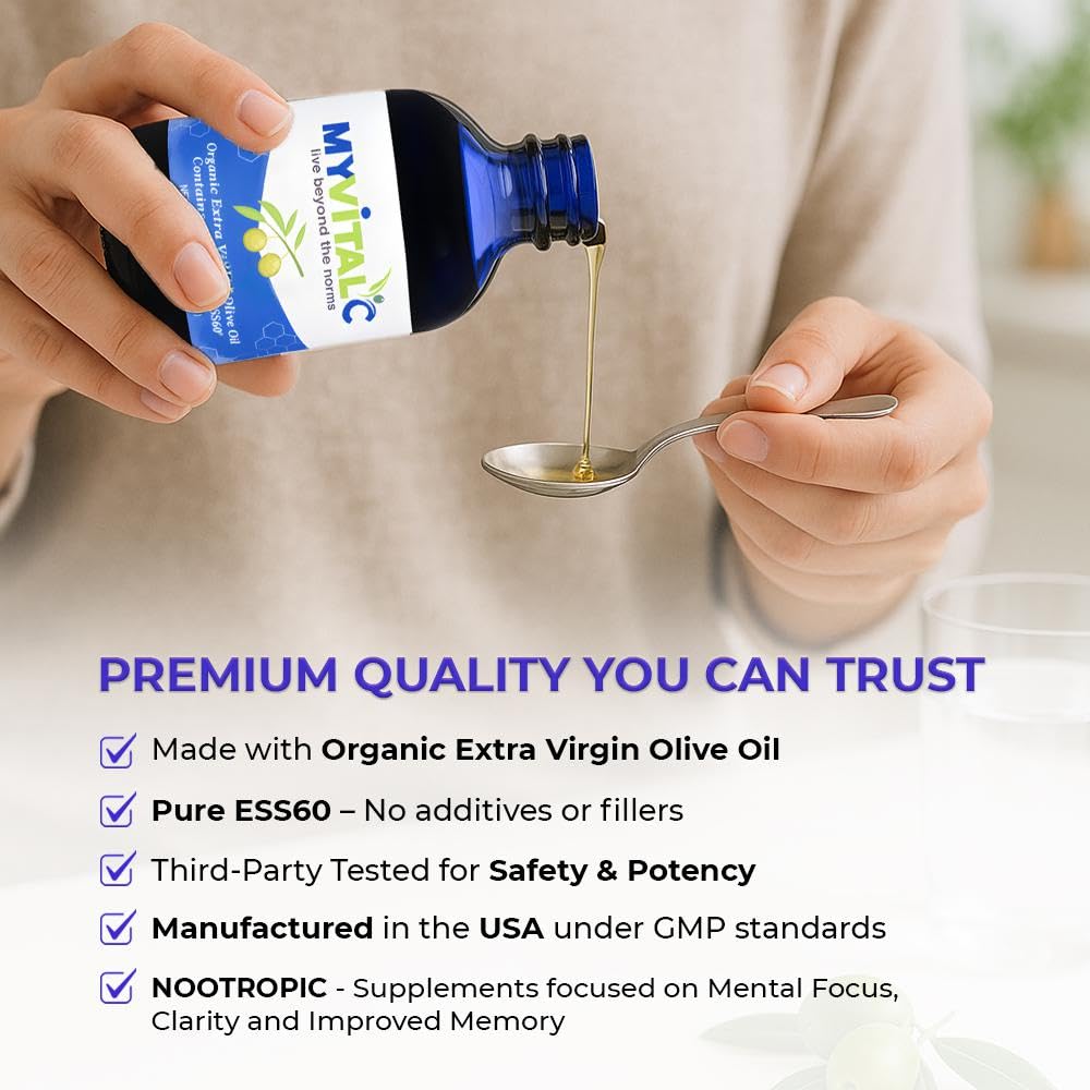 MyVitalC Organic Extra Virgin Olive Oil ESS60 Antioxidant - 4 Fl Oz - image 4
