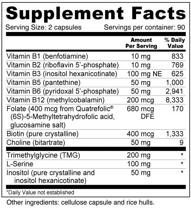 Wellness Resources Super Coenzyme B Complex - Fully Methylated B