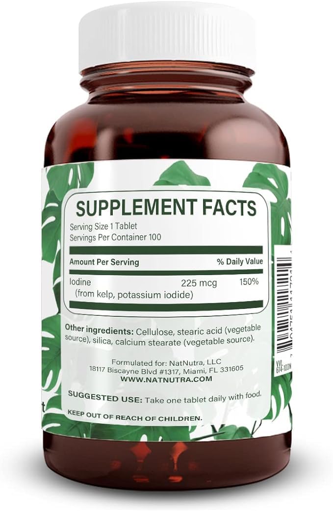 Natural Nutra Kelp Iodine Supplement Parent