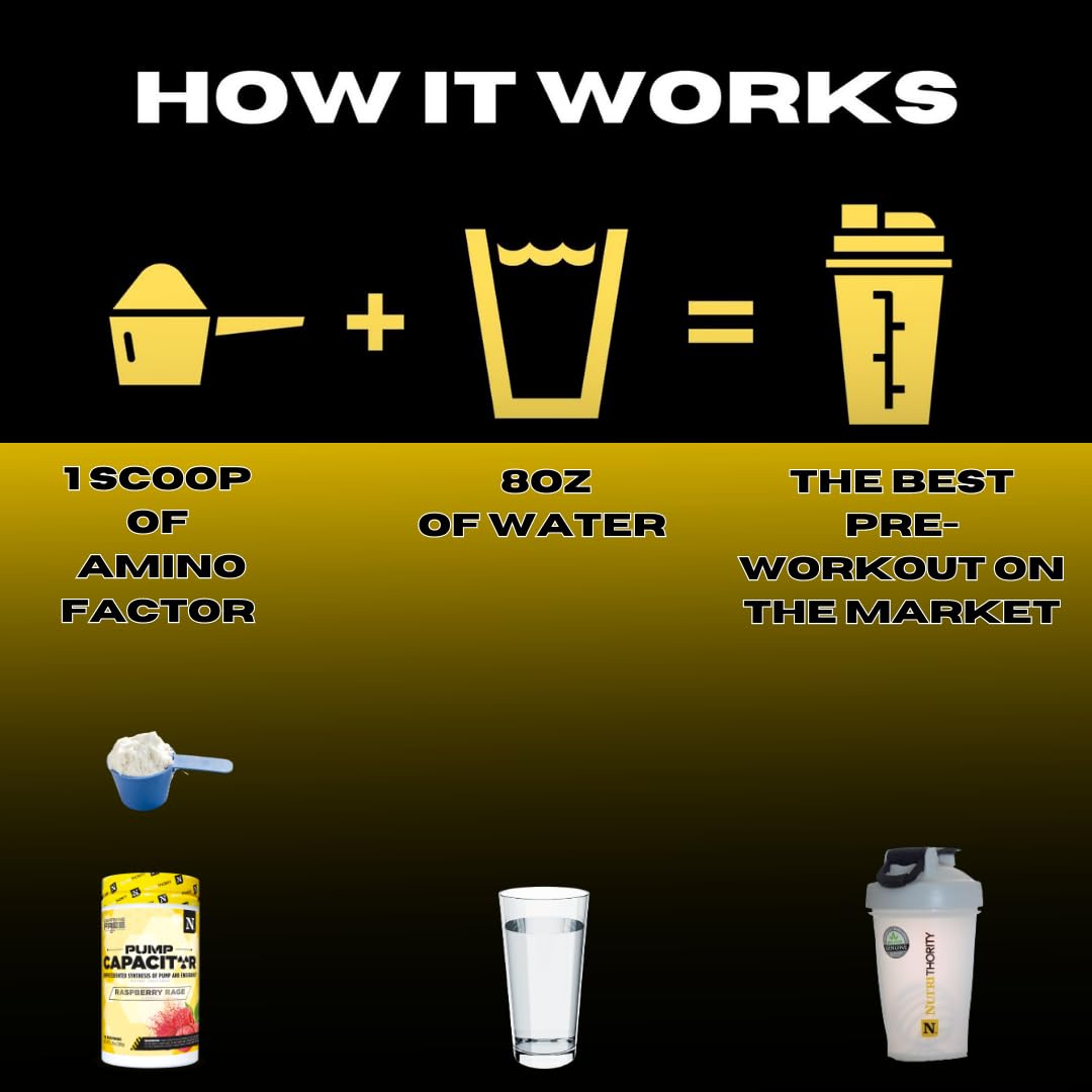 Nutrithority Pump Capacitor Pre Workout Powder - 40 Servings - image 3