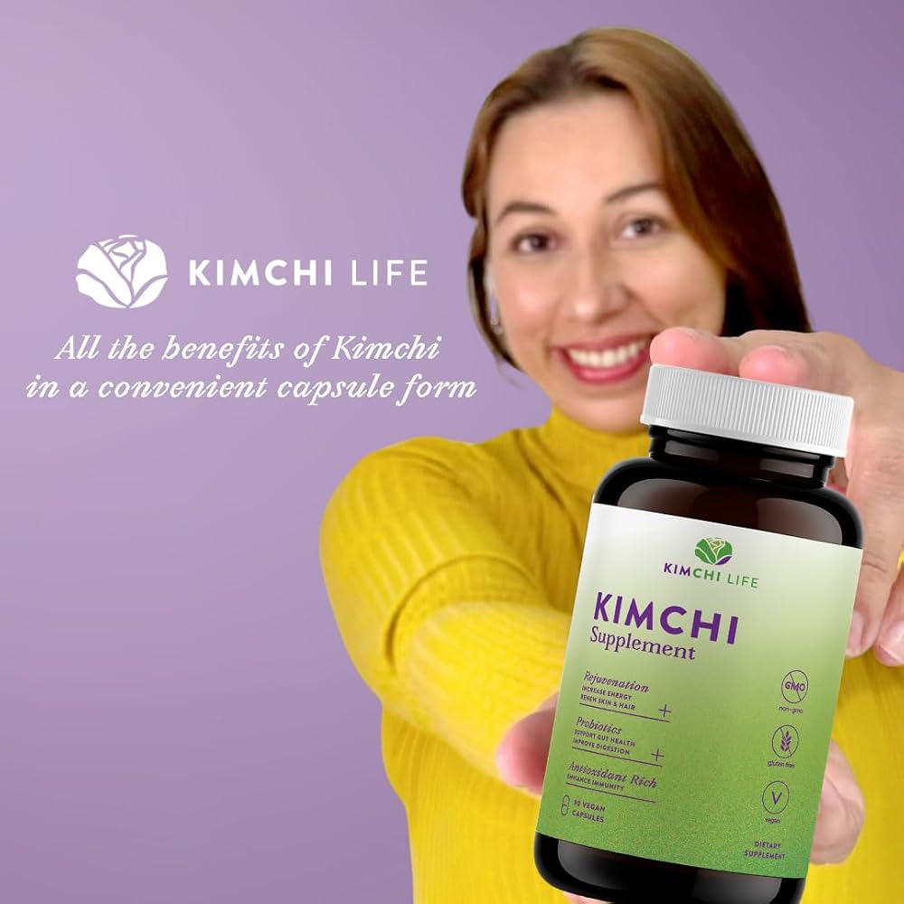 Kimchi Life Premium Fermented Kimchi Capsules - 90 Capsules - image 5