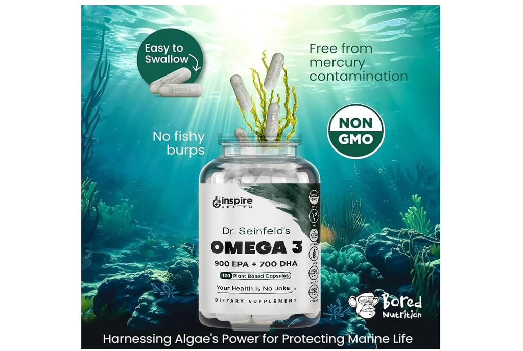 GINSPIRE NUTRITION The Very Best - Alge Omega 3 Vegan Supplement