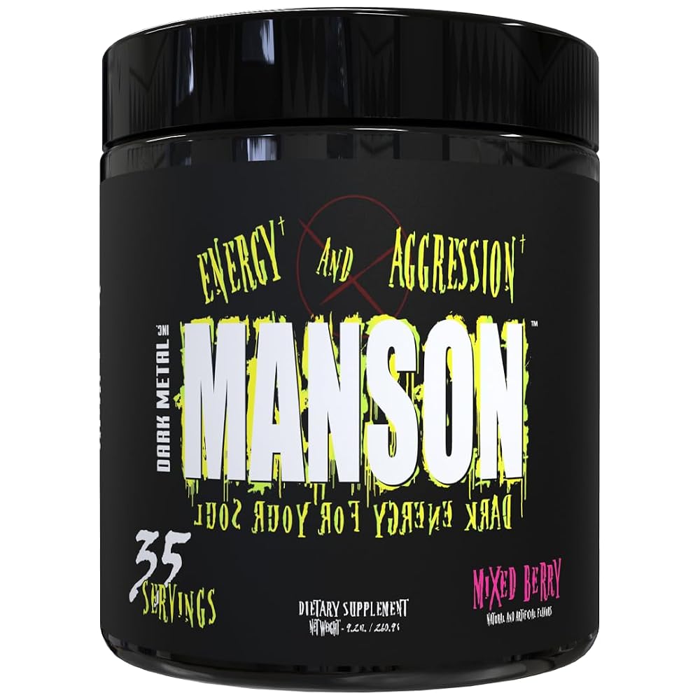 Dark Metal Inc. Manson High Stim Pre Workout Powder