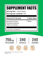 BulkSupplements Artichoke Extract Capsules for Liver Support - image 2