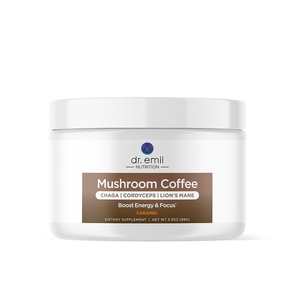 Dr. Emil Mushroom Coffee with Lion's Mane & Chaga - 3.5 oz