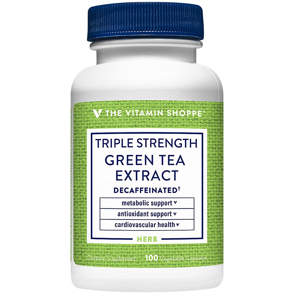 The Vitamin Shoppe Green Tea Extract 750mg - Fat Metabolism