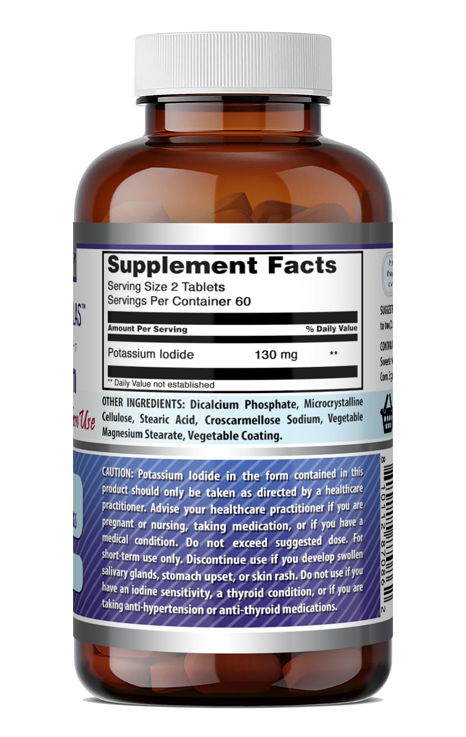 Amazing Nutrition Potassium Iodide 130 mg - 120 Tablets - image 6