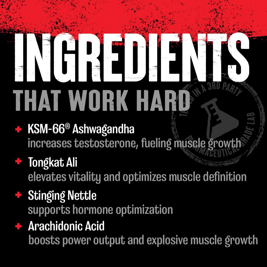Animal Test Testosterone Booster for Men - 21 Day Pill Packs - image 7
