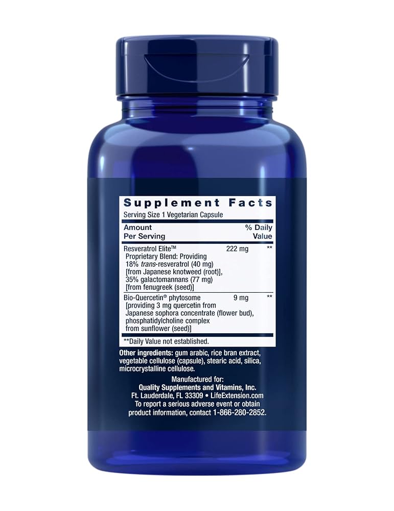 Life Extension Super Ubiquinol CoQ10 & Resveratrol Elite Bundle - 120 Capsules - image 6
