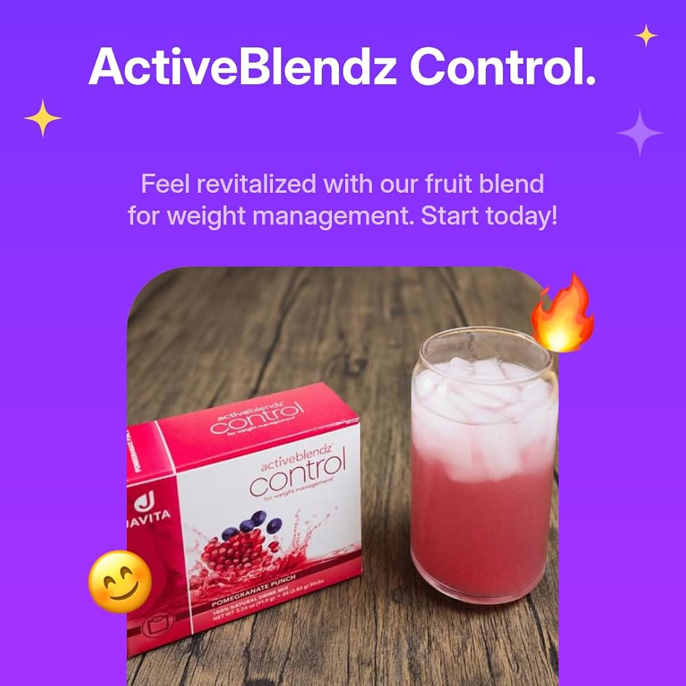 Javita ActiveBlendz Control Instant Fruit & Herbal Drink - 24 Sticks - image 5