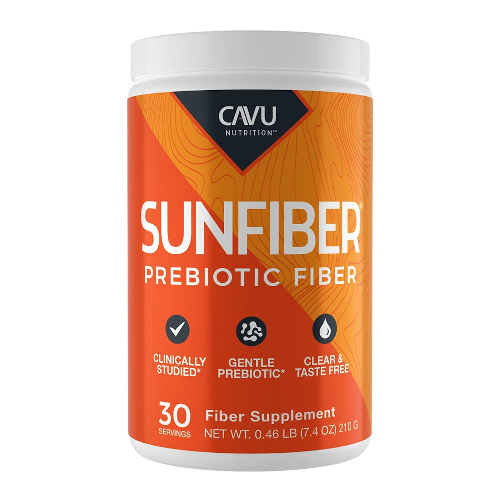 CAVU Sunfiber Soluble Prebiotic Fiber, Tasteless, Low-FODMAP