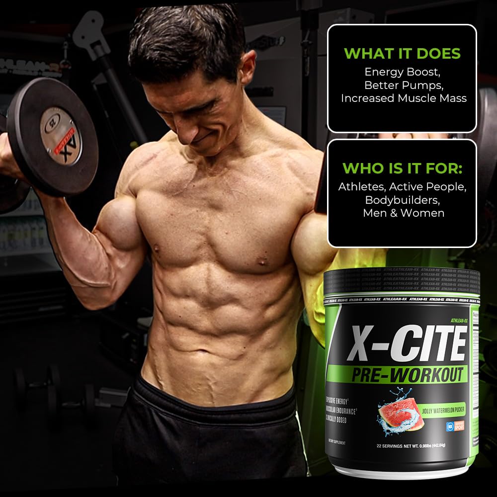 ATHLEAN-RX X-CITE Pre-Workout by ATHLEAN-X - Enhanced Formula