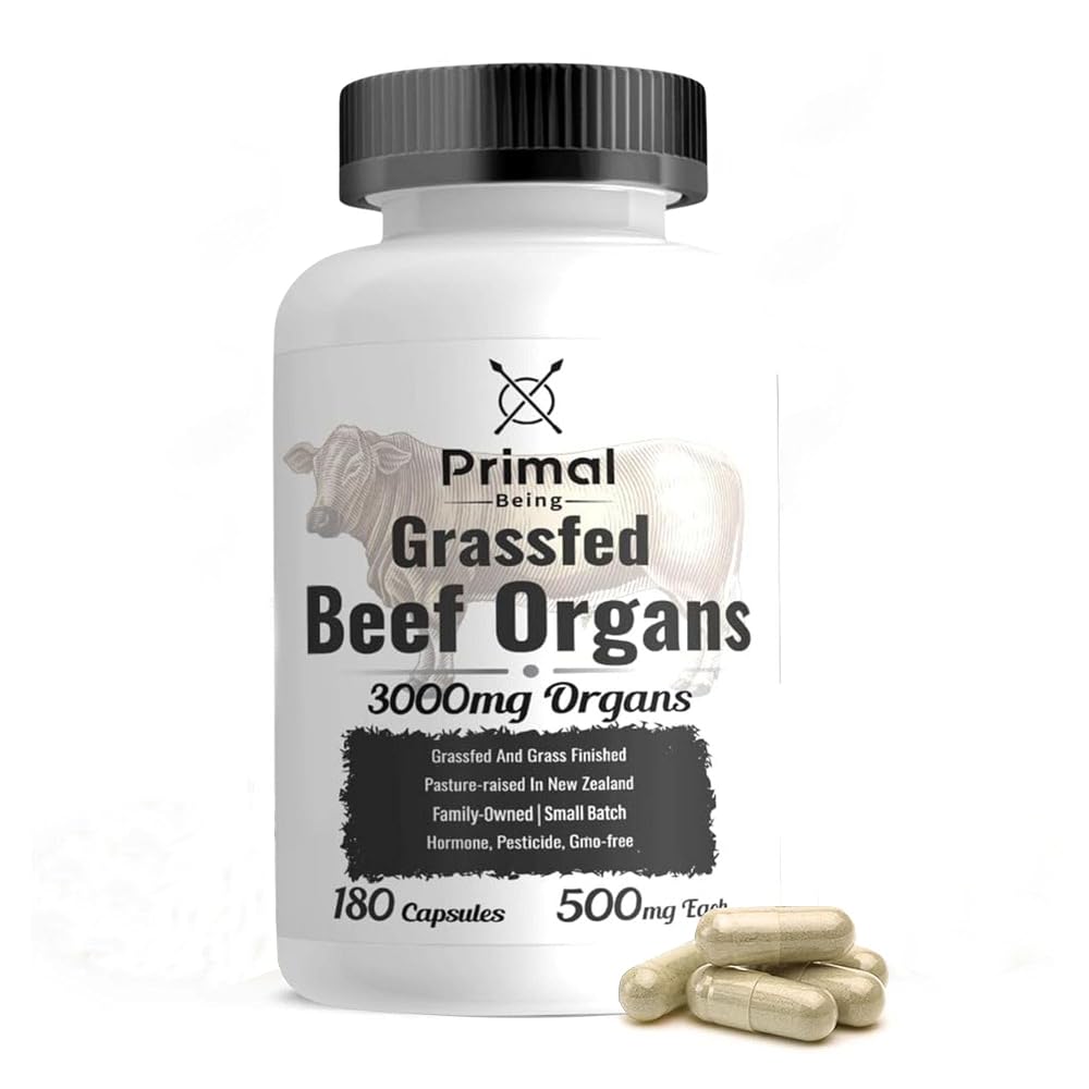 Primal Being Grassfed Beef Organ Complex - 180 Capsules
