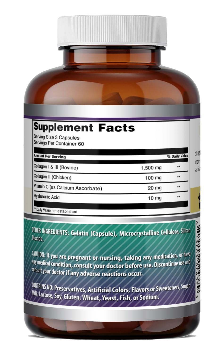 Amazing Formulas Advanced Collagen 1600mg Per Serving Supplement