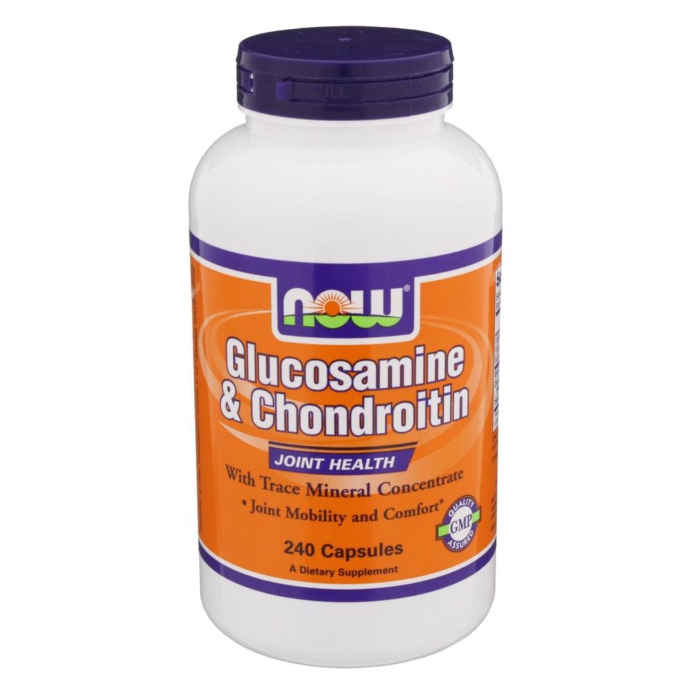 NOW Foods Glucosamine and Chondroitin - 240 Capsules