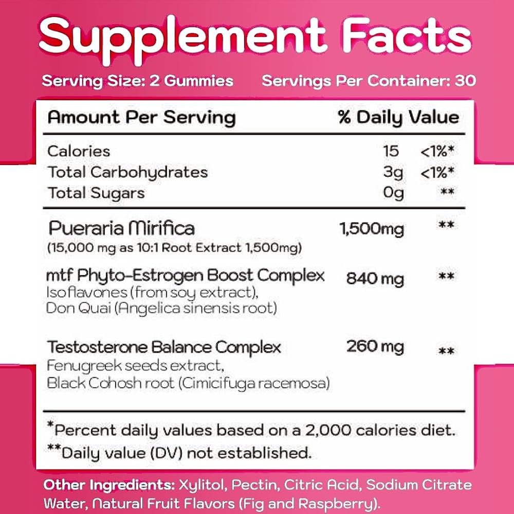 Holistic MD HRT Estrogen Supplement for Women - 60 Gummies - image 4