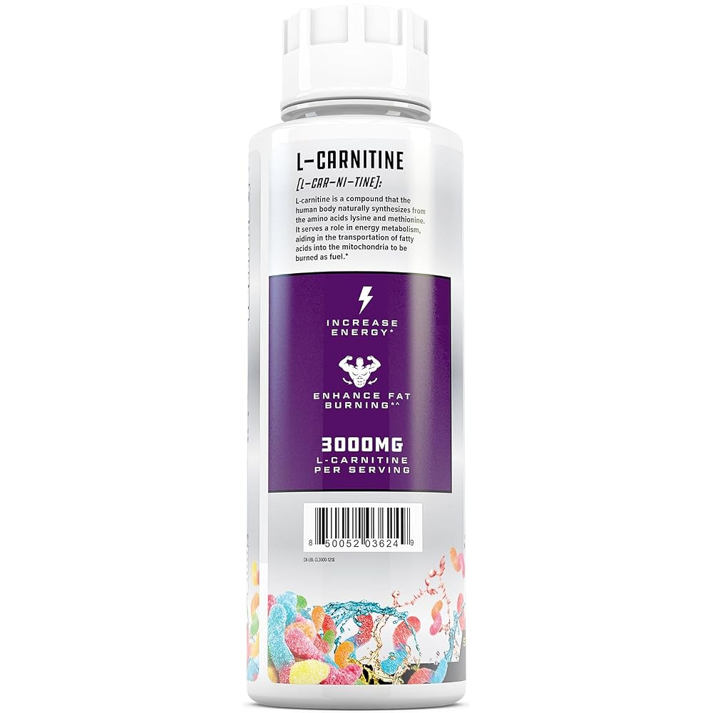 Cutler Nutrition Liquid L-Carnitine Fat Burner Supplement with Acetyl