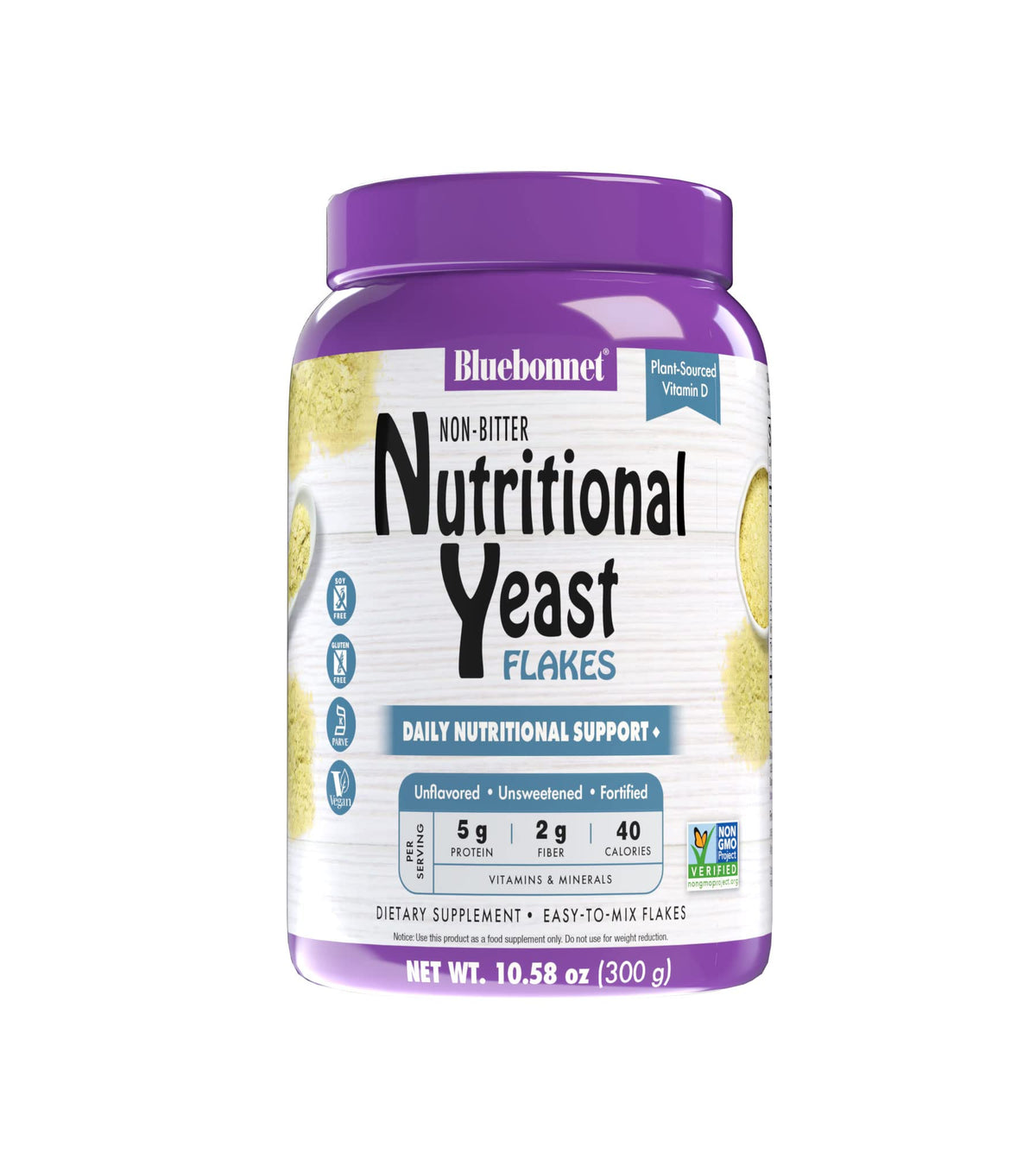 BlueBonnet Nutritional Yeast Non-Bitter Flakes - 10.58 oz