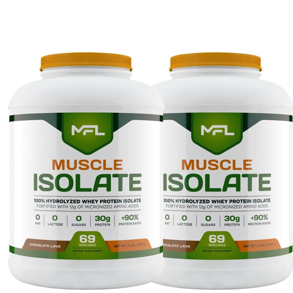 MUSCLE FOOD LABS Muscle Isolate Whey Protein 30g - 5 lb (Pack of 2)