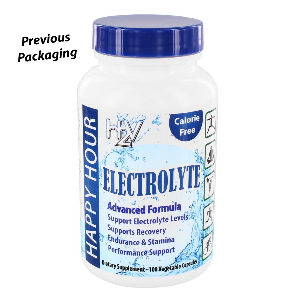 Happy Hour Vitamins Electrolyte Pill - 100 Vegetarian Capsules - image 3