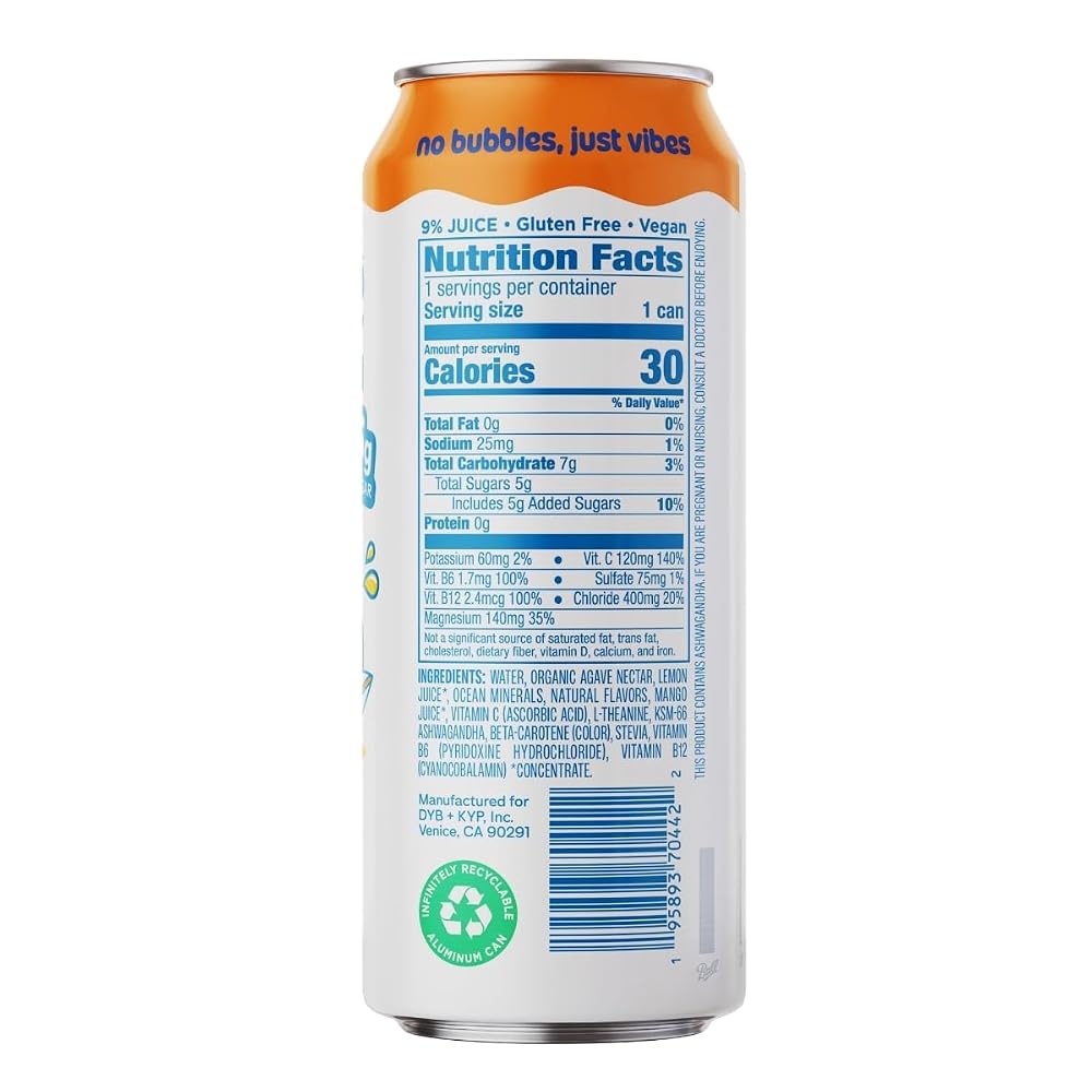 Leisure Electrolyte Refresher Tropical Mango - 16 Fl Oz - image 2