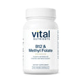 Vital Nutrients Vitamin B12 & Methyl Folate - 100 Capsules