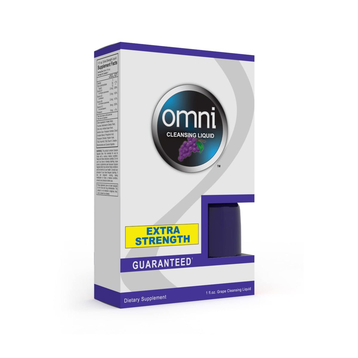 Wellgenix Omni Herbal Cleanse Detox Drink - 1oz Grape Flavor - Detox