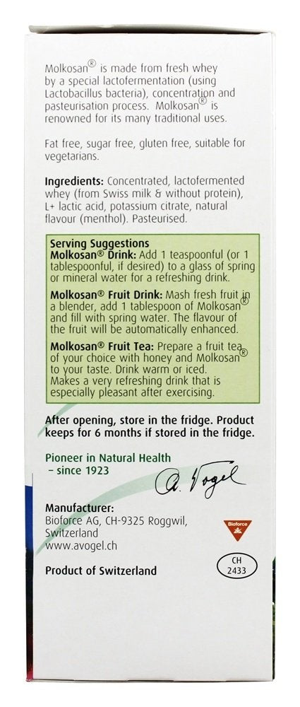 A.Vogel Molkosan All-Natural Concentrated Whey Prebiotic - 500 ml - image 3