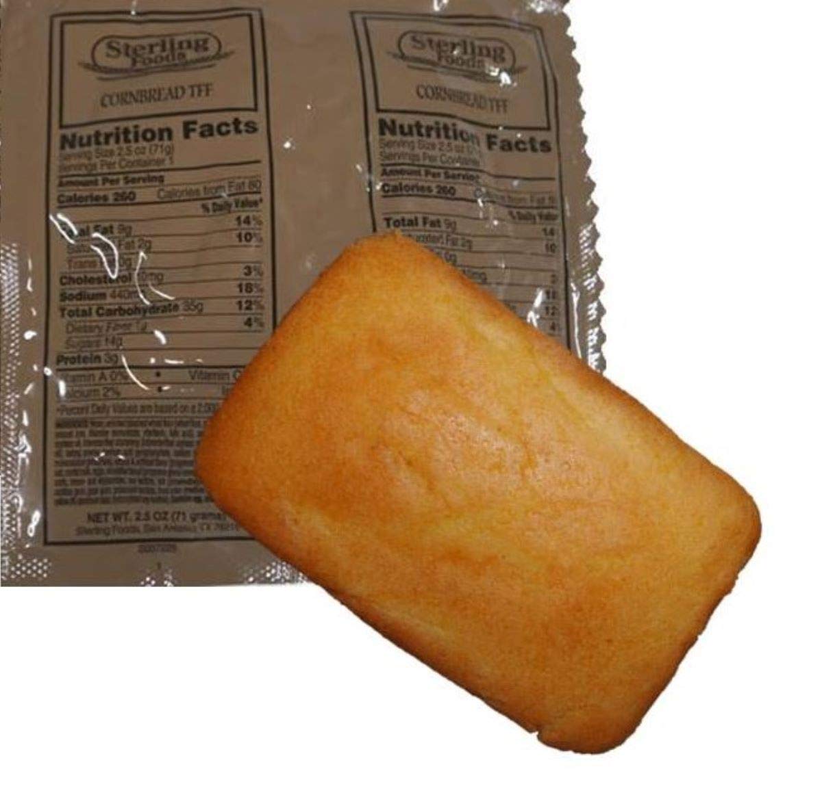 Z-Ration Sweet Cornbread MRE Dessert - 12 Pack - image 2