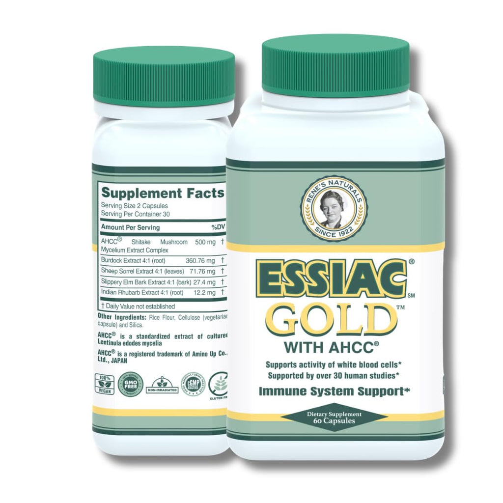 Essiac Gold with AHCC Immune Support - 60 Capsules